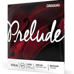 D'Addario J910LM Prelude Viola String Set, Long Scale, Medium Tension